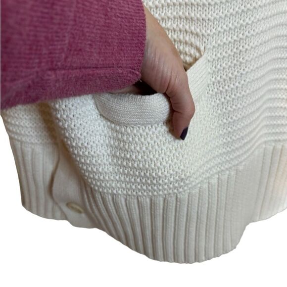 NWT J.Crew Merino Wool & Cotton Blend Turtleneck Poncho - Picture 5 of 8